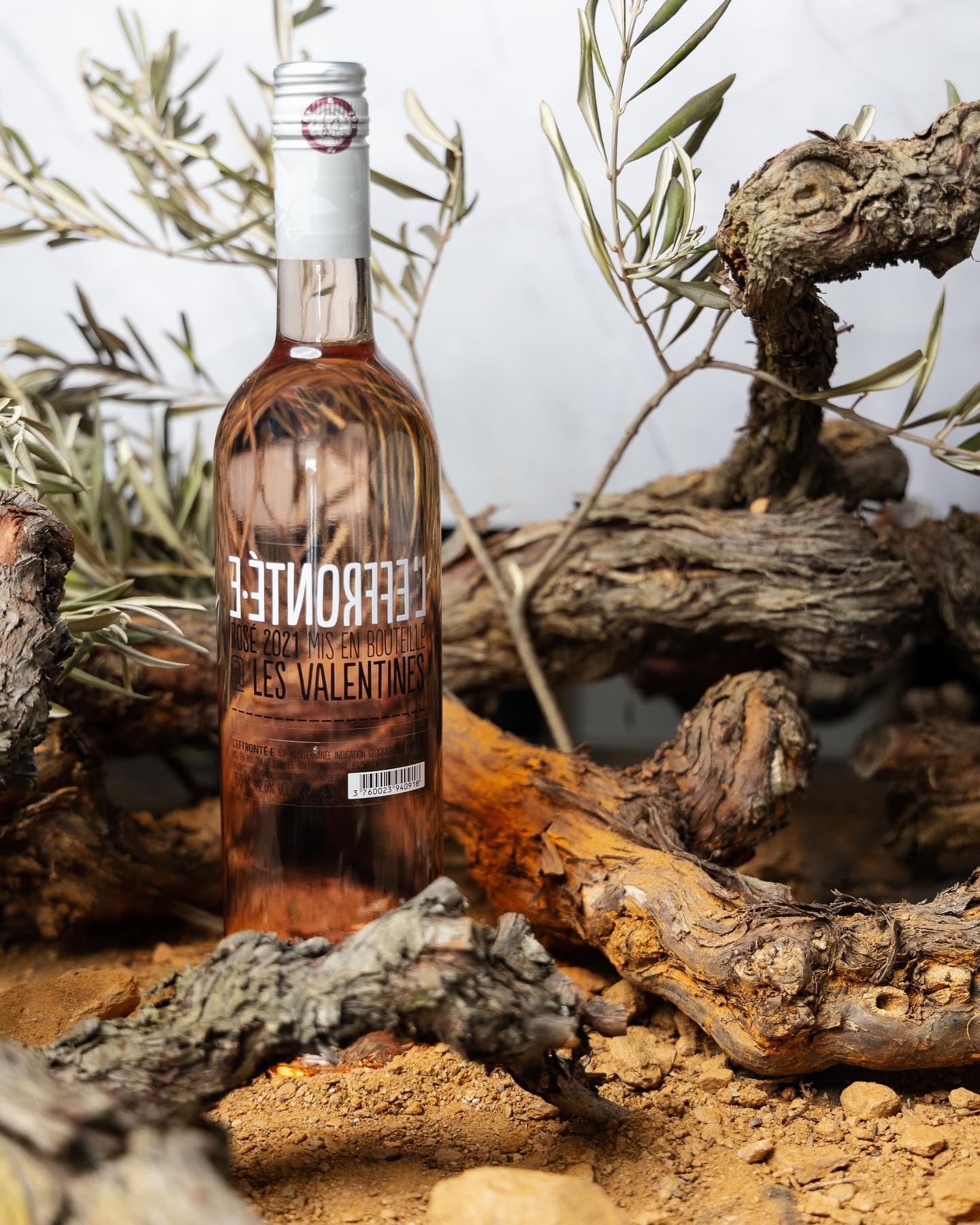 Rượu vang Chateau Les Valentines L'Effronte.e Rose IGP Mediterranee